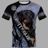 ROTTWEILER DOG BLUE Men and Women 3D Shirt