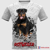 Rottweiler Dog camo Men and Women 3D Full Printing