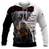 ROTTWEILER DOG TALK TO GOD Men and Women 3D Print Pullover