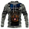 ROTTWEILER Face Camo DOG Men and Women 3D Shirt