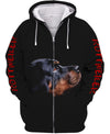 Rottweiler Face Men and Women 3D Shirt