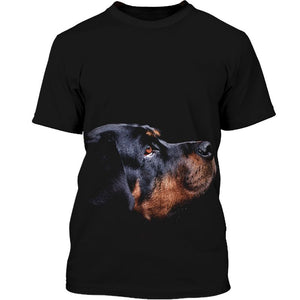 Rottweiler Face Men and Women 3D Shirt