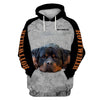 Rottweiler Face Men and Women Ver.3 3D Shirt