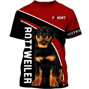 Rottweiler – Make me happy – Dog Parent – Men and Women 3D Shirt
