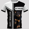 Rottweiler Thunder Men and Women 3D T Shirt
