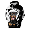 ROTTWEILER – when I needed a hand I found your paw Men and Women 3D Shirt
