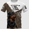 ROTTWEILER’s Dad The Man, The Myth, The Legend Dog Men and Women 3D Print Pullover