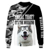 SIBERIAN HUSKY Smell That Men and Women 3D Shirt
