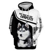 Siberian Husky – you make my life complete Men and Women 3D Shirt