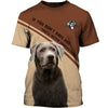 Silver Labrador Retriever Shirt 3D Full Printing for Dog Mom Dad lovers
