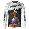 SORRY I CAN’T I HAVE PLAN WITH MY DACHSHUND Men and Women 3D T Shirt