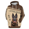 Special Design German Shepherd Brown 3D shirt for German Shepherd lovers