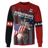 Special Design K9 German Shepherd 3D shirt for German Shepherd lovers