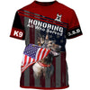 Special Design K9 German Shepherd 3D shirt for German Shepherd lovers
