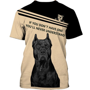 Special Design – PITBULL In Black  Men and Women 3D Shirt