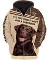 Special Love – Chocolate Labrador Retriever Men and Women 3D Shirt