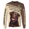 Special Love – Chocolate Labrador Retriever Men and Women 3D Shirt
