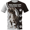 Staffordshire Bull Terrier Men and Women 3D Shirt