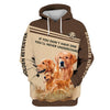 The Good Life Golden Retriever Men and Women 3D Shirt
