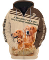 The Good Life Golden Retriever Men and Women 3D Shirt