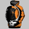The Skull x Rottweiler Dog Men and Women 3D Full Printing