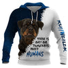 There’s Only One Dangerous Breed Humans Rottweiler Dog Men and Women 3D Full Printing