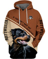 This girl loves her rottweiler Men and Women Ver.2 3D Shirt