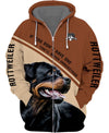 This girl loves her rottweiler Men and Women Ver.2 3D Shirt