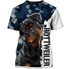 This girl loves her rottweiler Men and Women Ver.4 3D Shirt