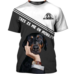 This Is Me On Monday Men and Women 3D T Shirt