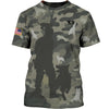 U.S Veteran – Camouflage- German Shepherd Men and Women 3D Shirt