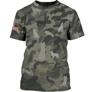 U.S Veteran – Camouflage Men and Women 3D Shirt