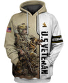 U.S VETERAN Men and Women 3D T Shirt