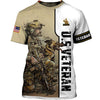 U.S VETERAN Men and Women 3D T Shirt