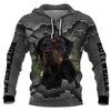 Wall Camo Rottweiler Dog Men and Women 3D Full Printing