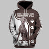 Weimaraner Paws Men and Women 3D Shirt