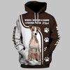 Whippet Paws Men and Women 3D Shirt