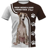 Whippet Paws Men and Women 3D Shirt