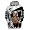Yellow-brown Pitbull Happy Shirt 3D Full Printing for Dog Mom Dad lovers