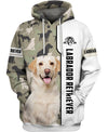 Yellow Labrador And Dog Motifs Shirt 3D Full Printing for Dog Mom Dad lovers