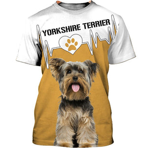Yorkshire Terrier Special Design Men and Women 3D Shirt