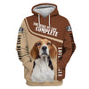 You make my life complete Shirt 3D Full Printing for Dog Mom Dad lovers